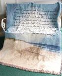 Footprints Beach Throw