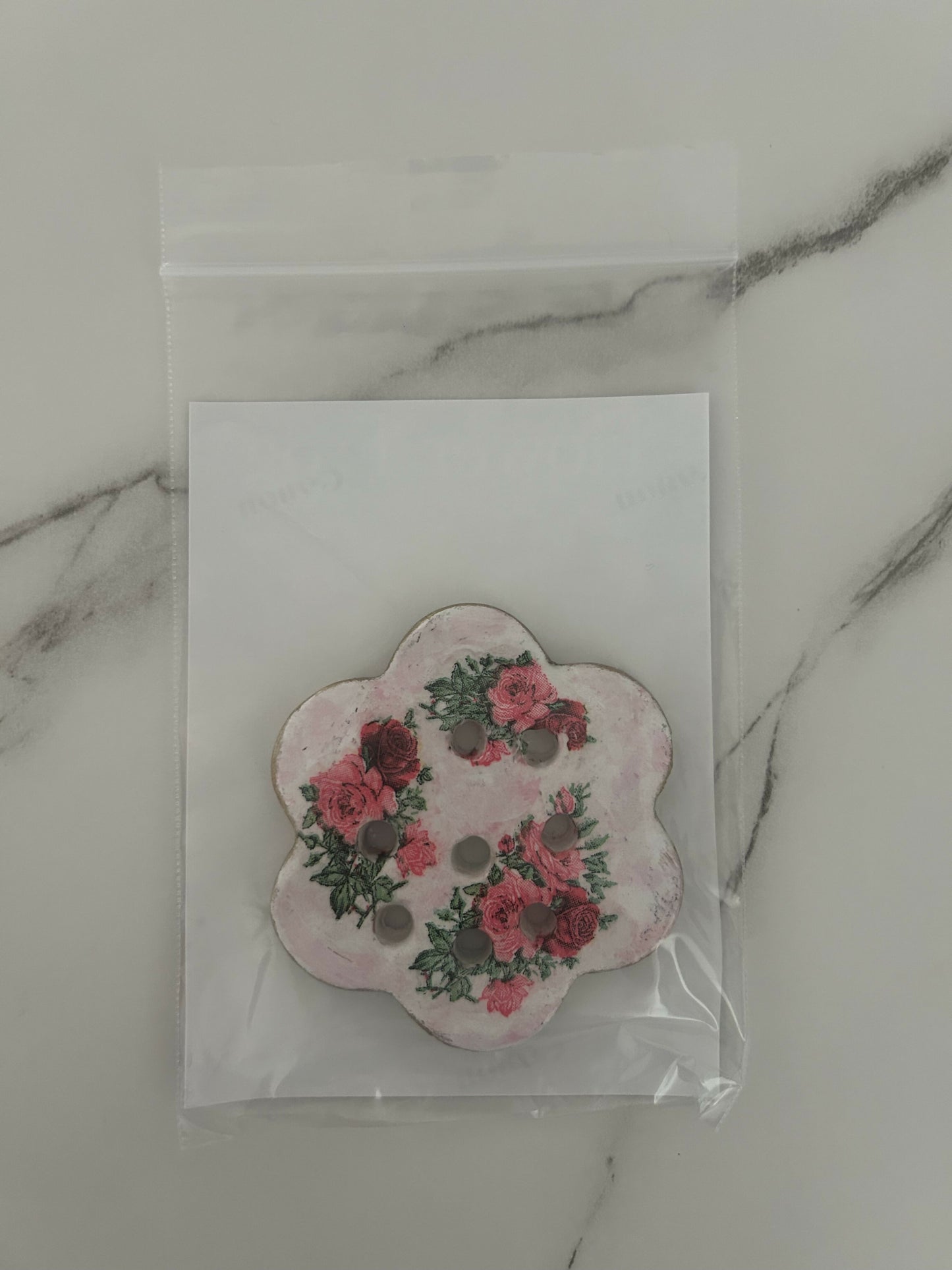 Flowers frog, flower pattern