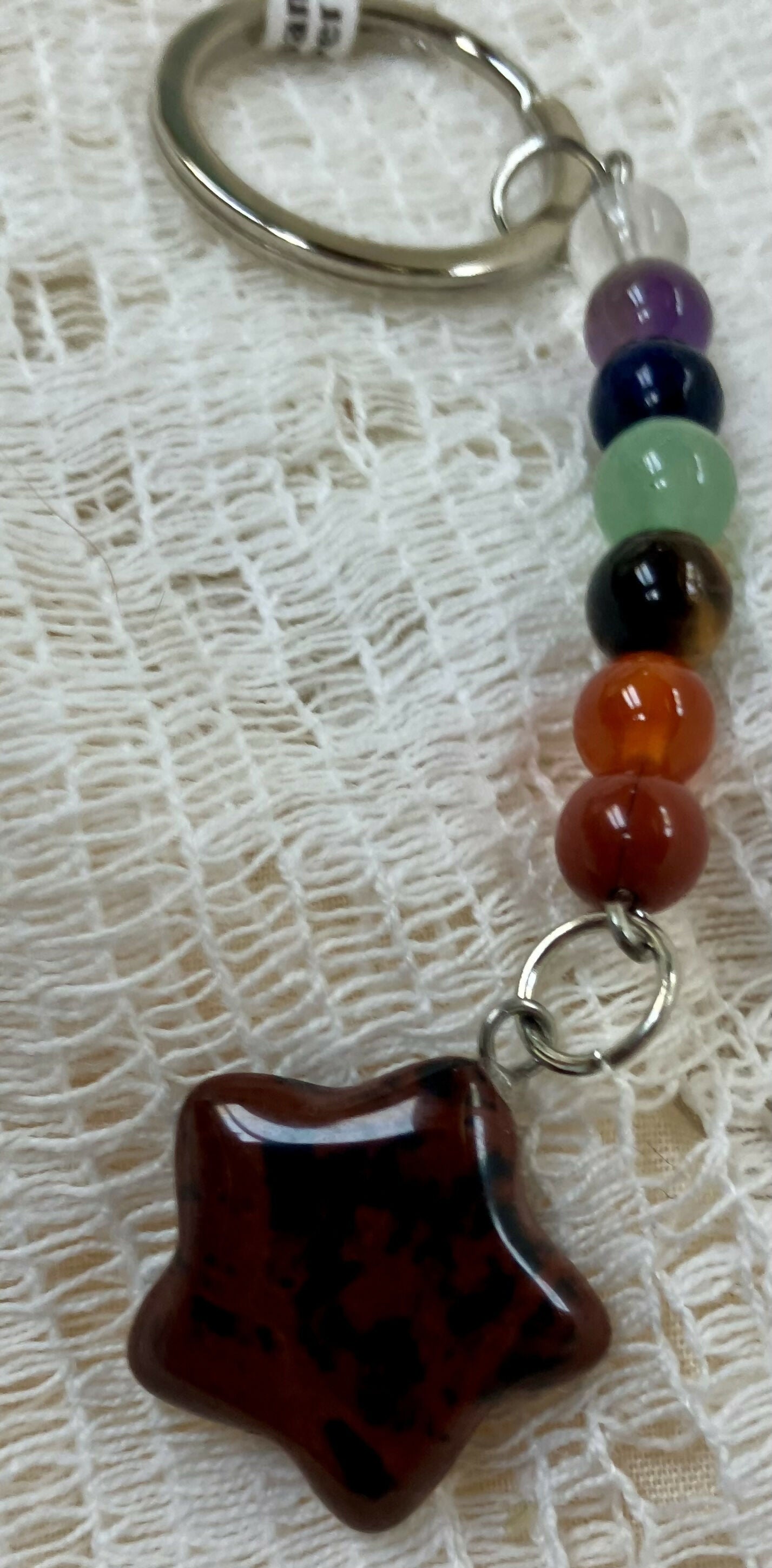 #3197 crystal star keychain
