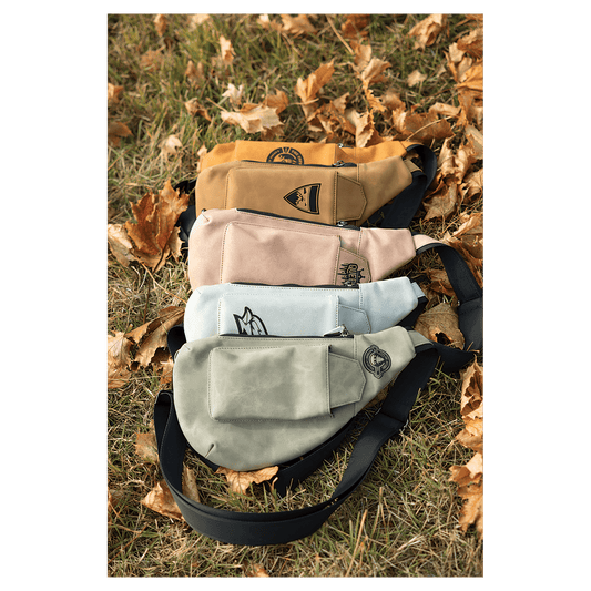 Leatherette Crescent Bag, Creekside Collection