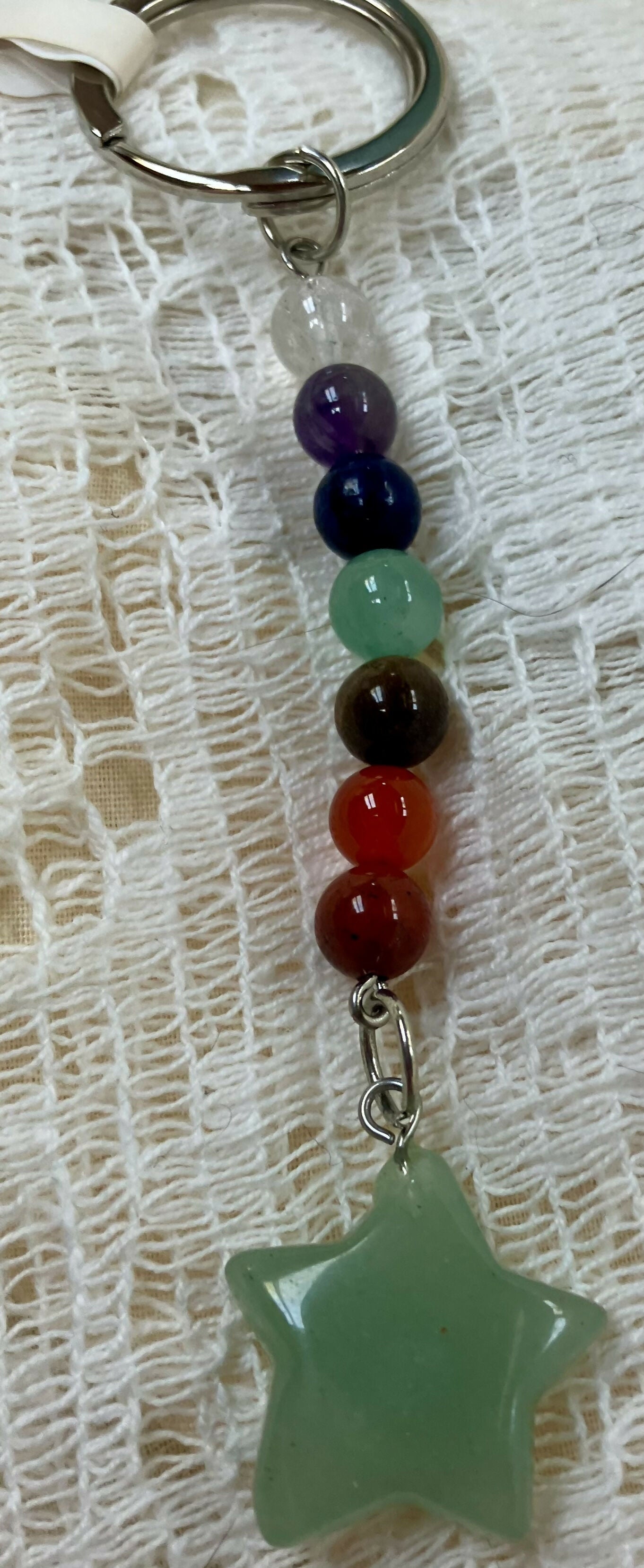 #3197 crystal star keychain