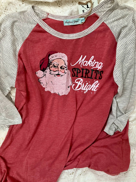 Santa Spirits l/s tee #2714