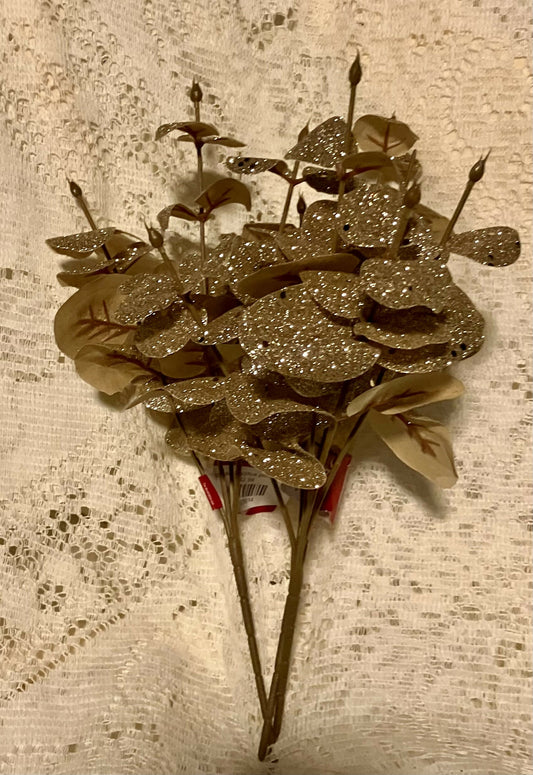 Gold eucalyptus pick #2809