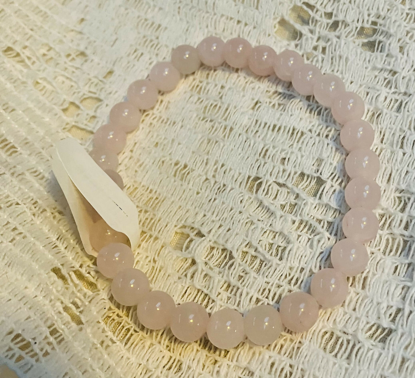 Rose Quartz bracelet #409