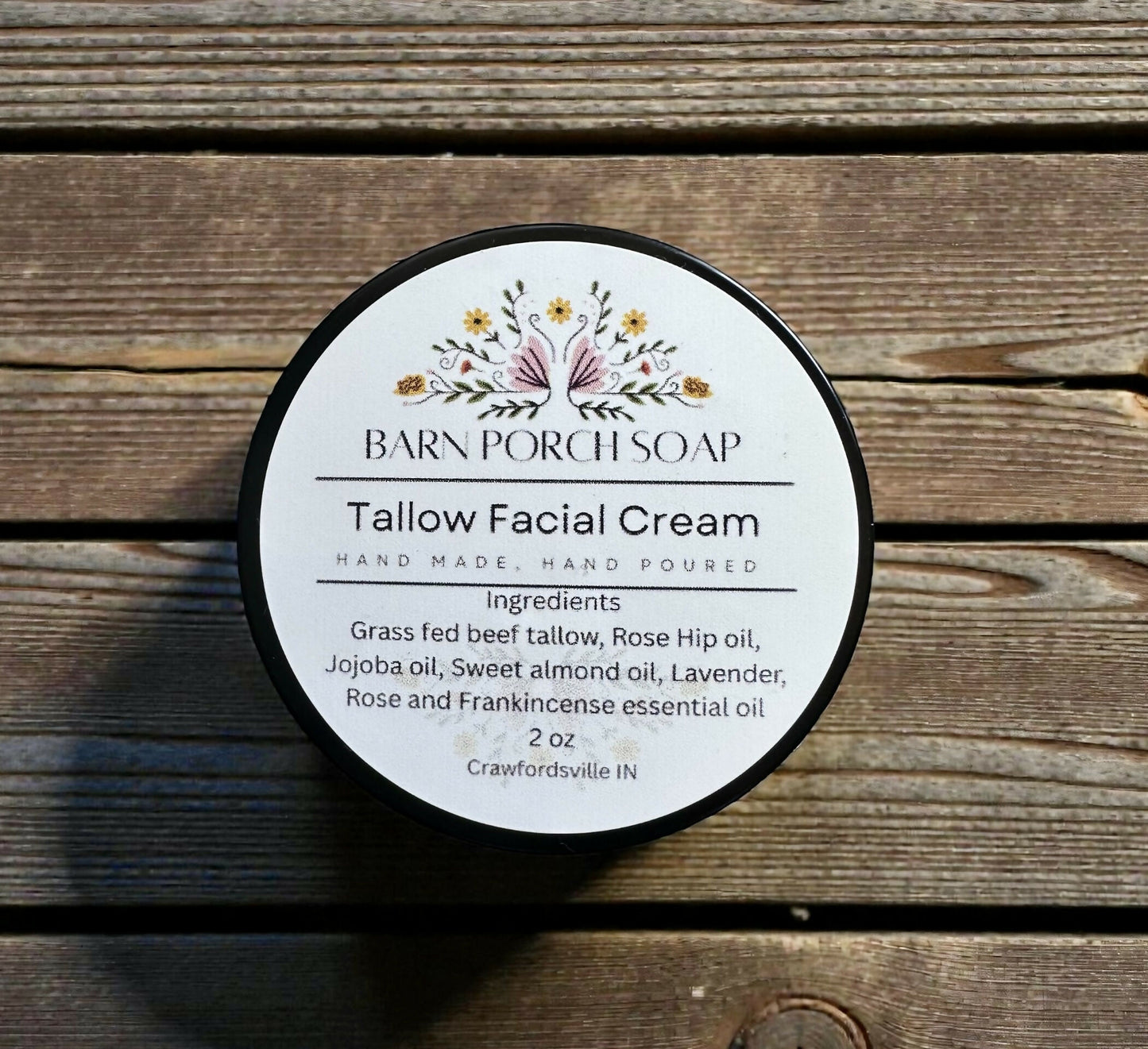 Tallow facial cream