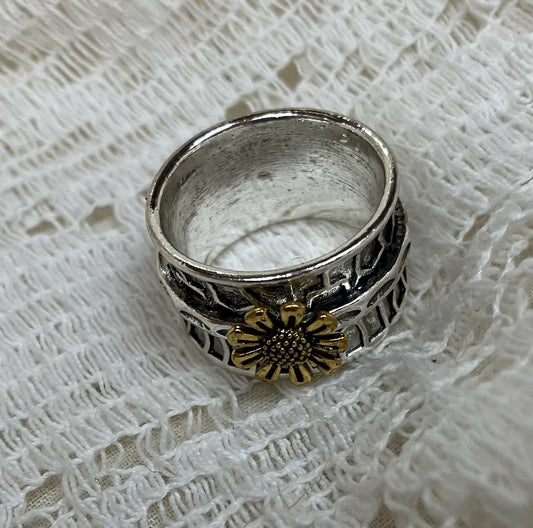 #1830 Sunflower ring