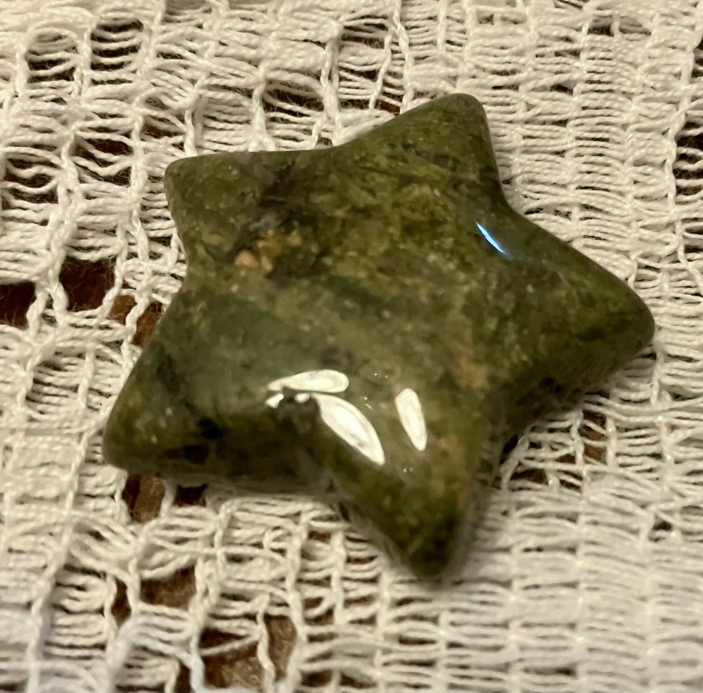 Dragon blood jasper star #2781