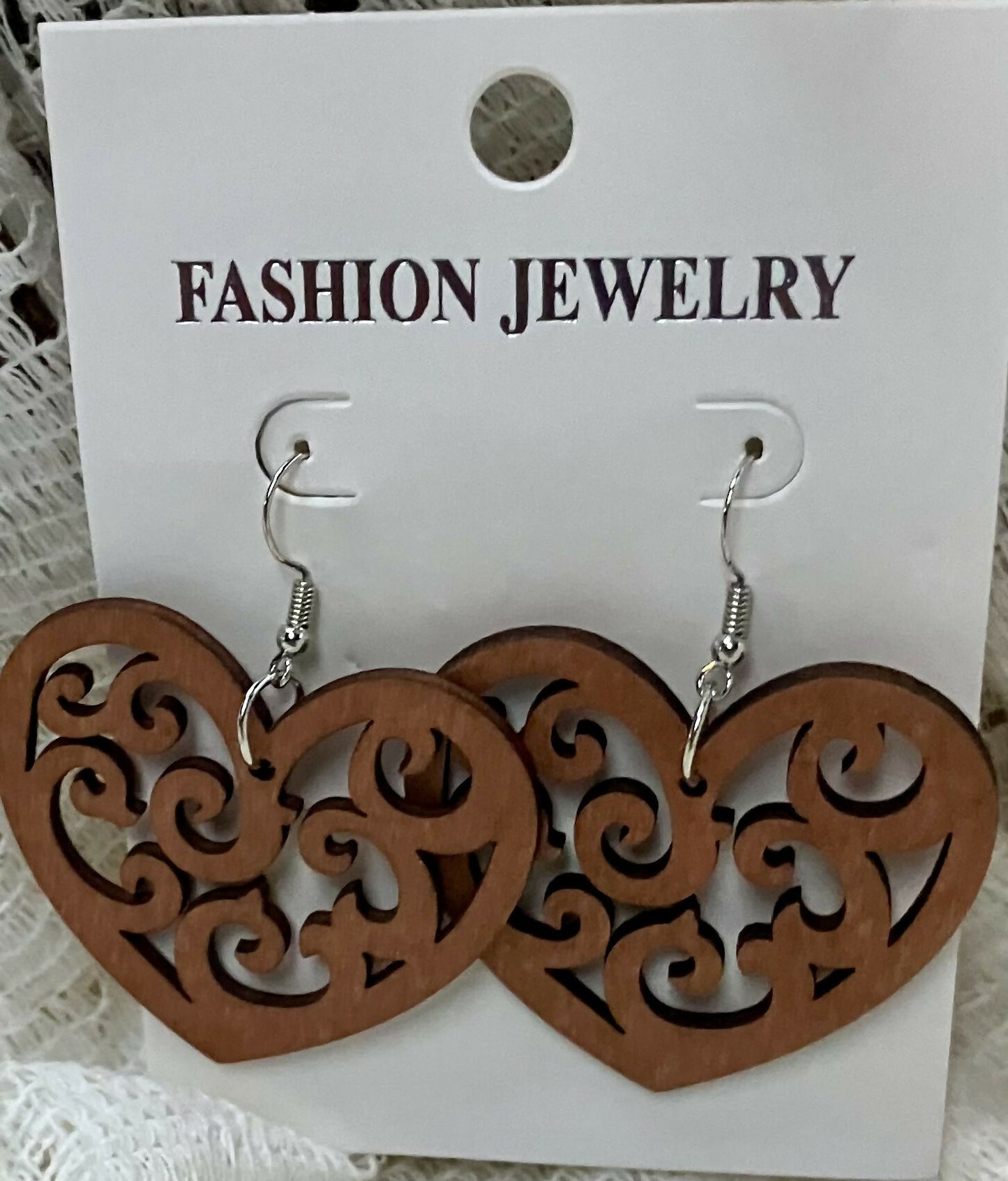 #3124 Wooden earrings