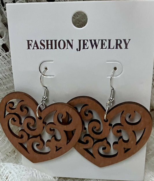 #3124 Wooden earrings