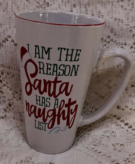 I am the reason tall mug #1696