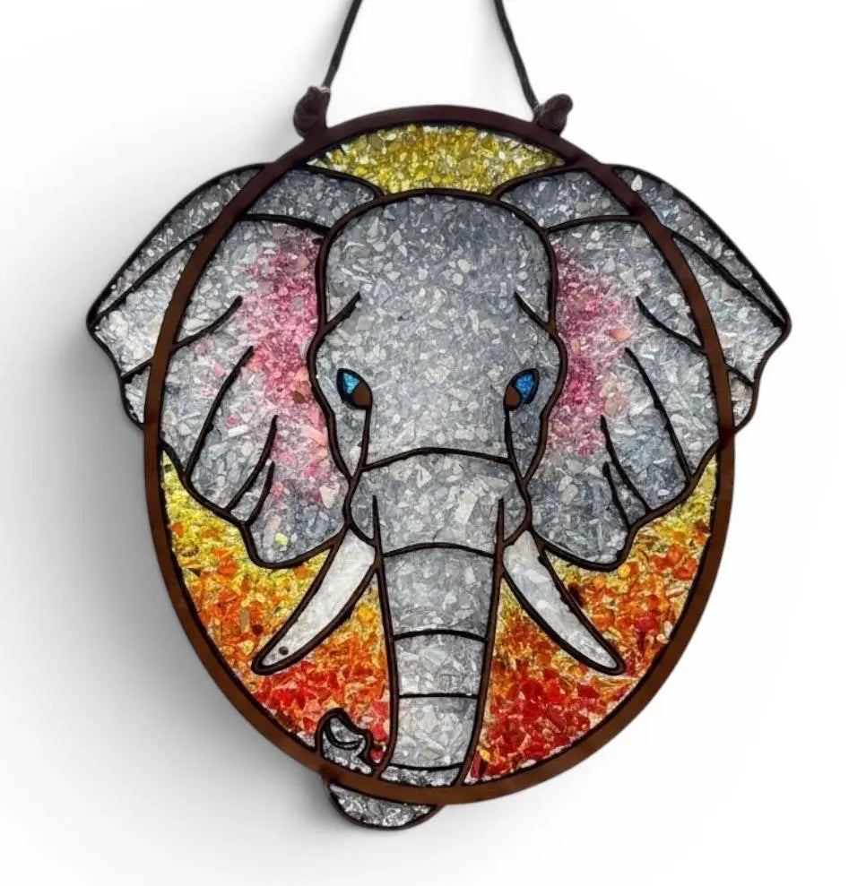 Elephant 1 Sun Catcher