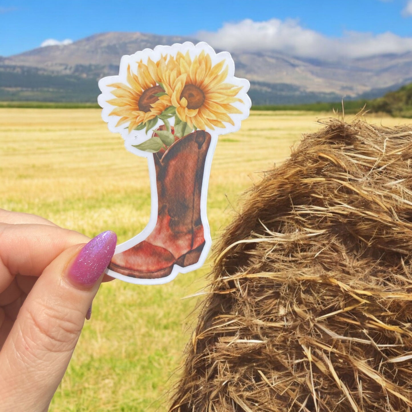 Cowboy Boot Sticker