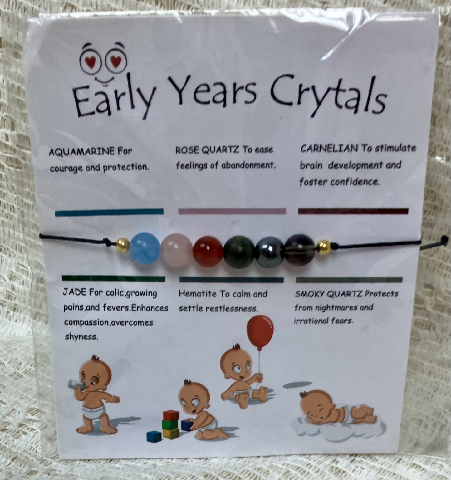#3179 Crystal beaded bracelet