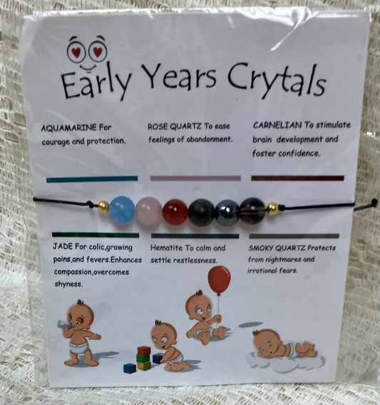 #3179 Crystal beaded bracelet