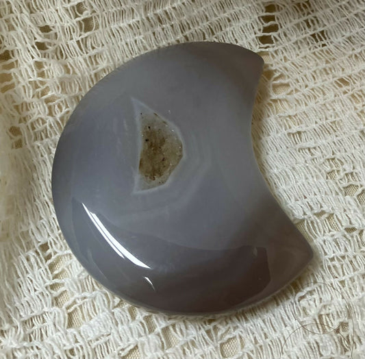 #1583 Druzy Agate moon 58gr