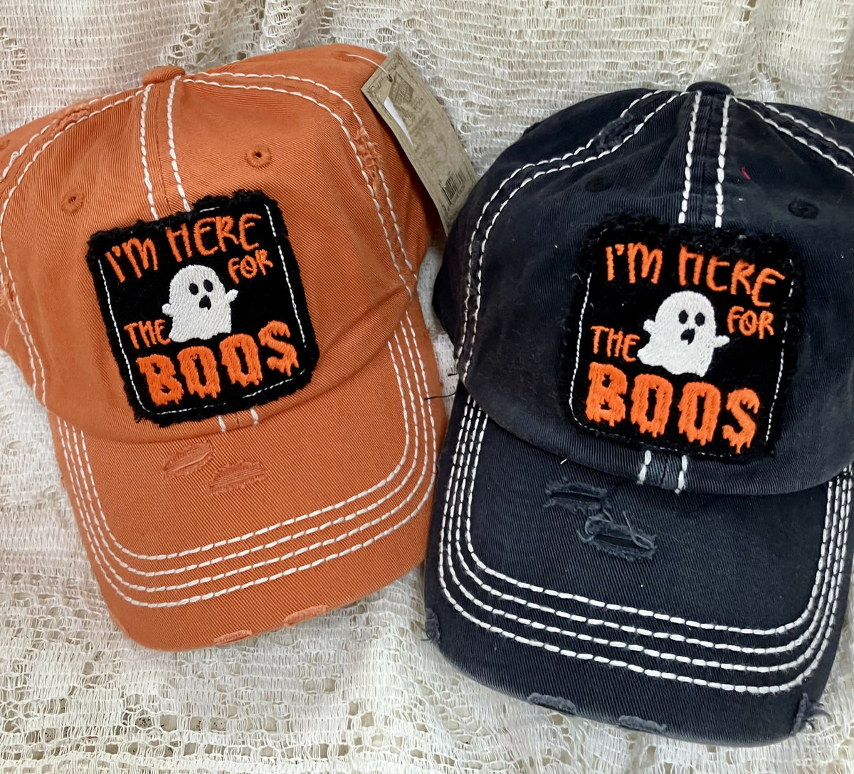 #3290 Hat-Here for the boos