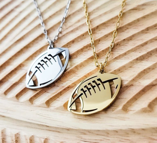 Football Pendant Necklace