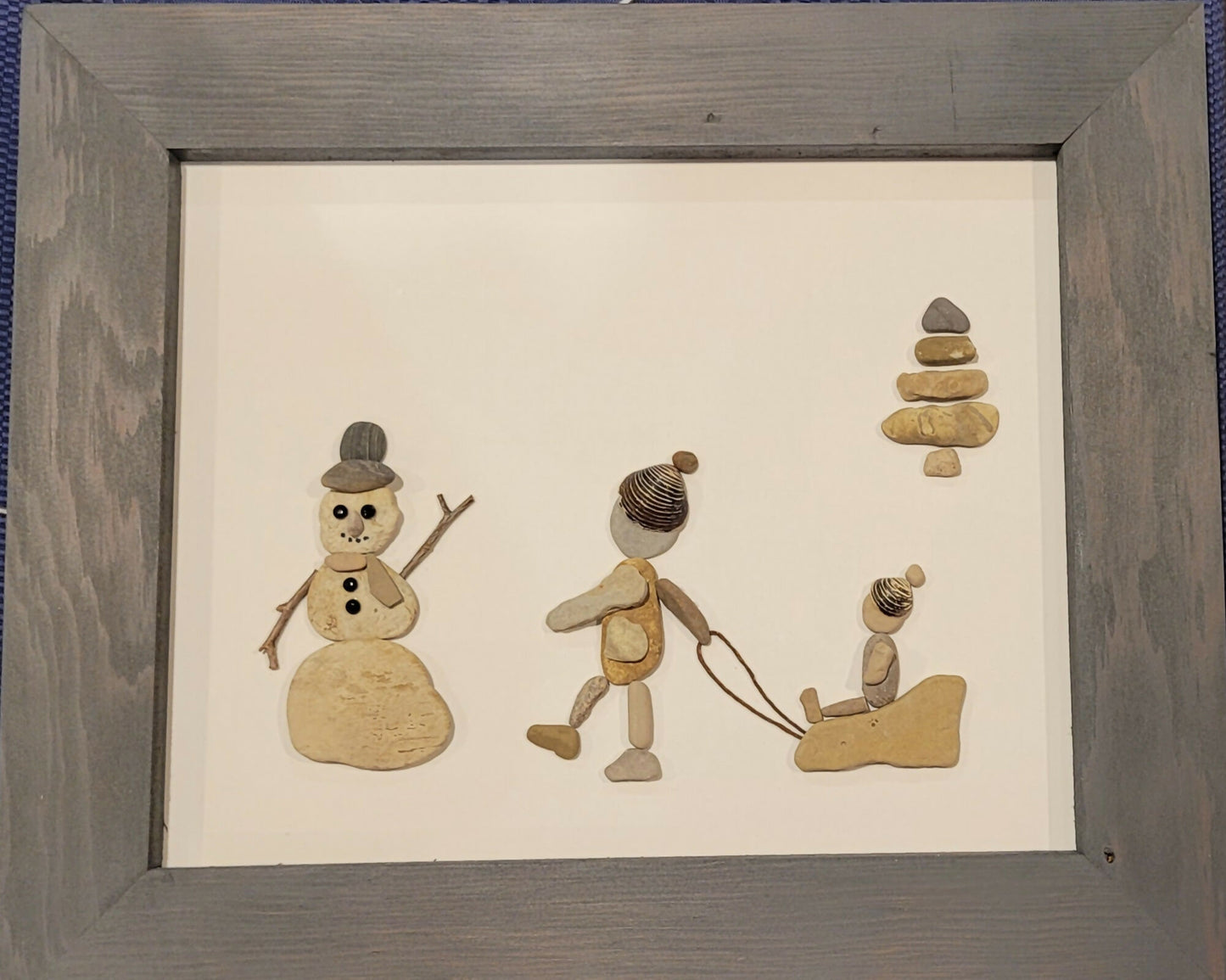 12 snowman and sledding 8x10