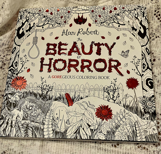 Beauty of Horror Adult coloring book #2728