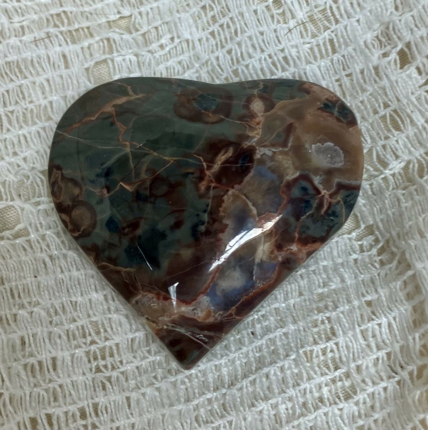 2778 Money agate heart