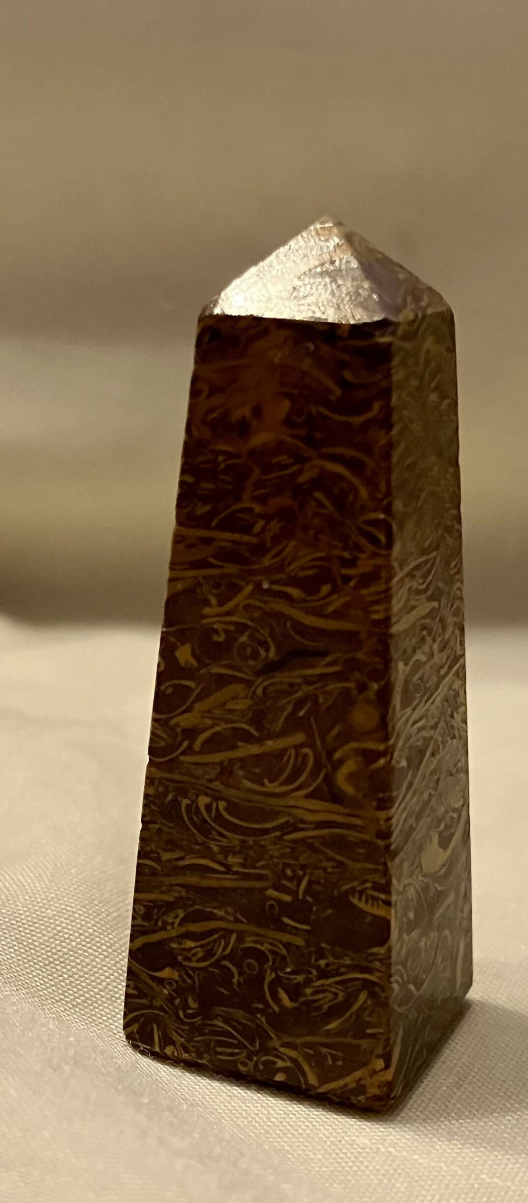 2" Mariam jasper obelisk #1612