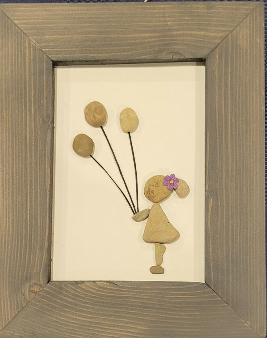 30 girl and balloons 5x7