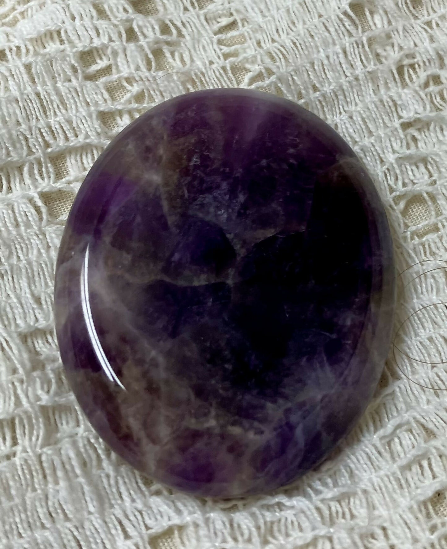 #2261 Amethyst worry stone