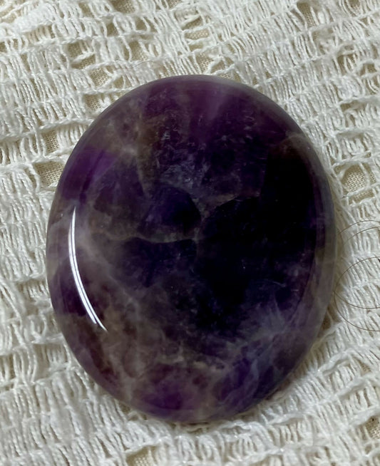 #2261 Amethyst worry stone