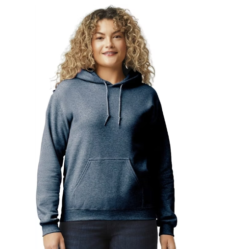 Adult Hoodie - Heather Sport Dark Navy