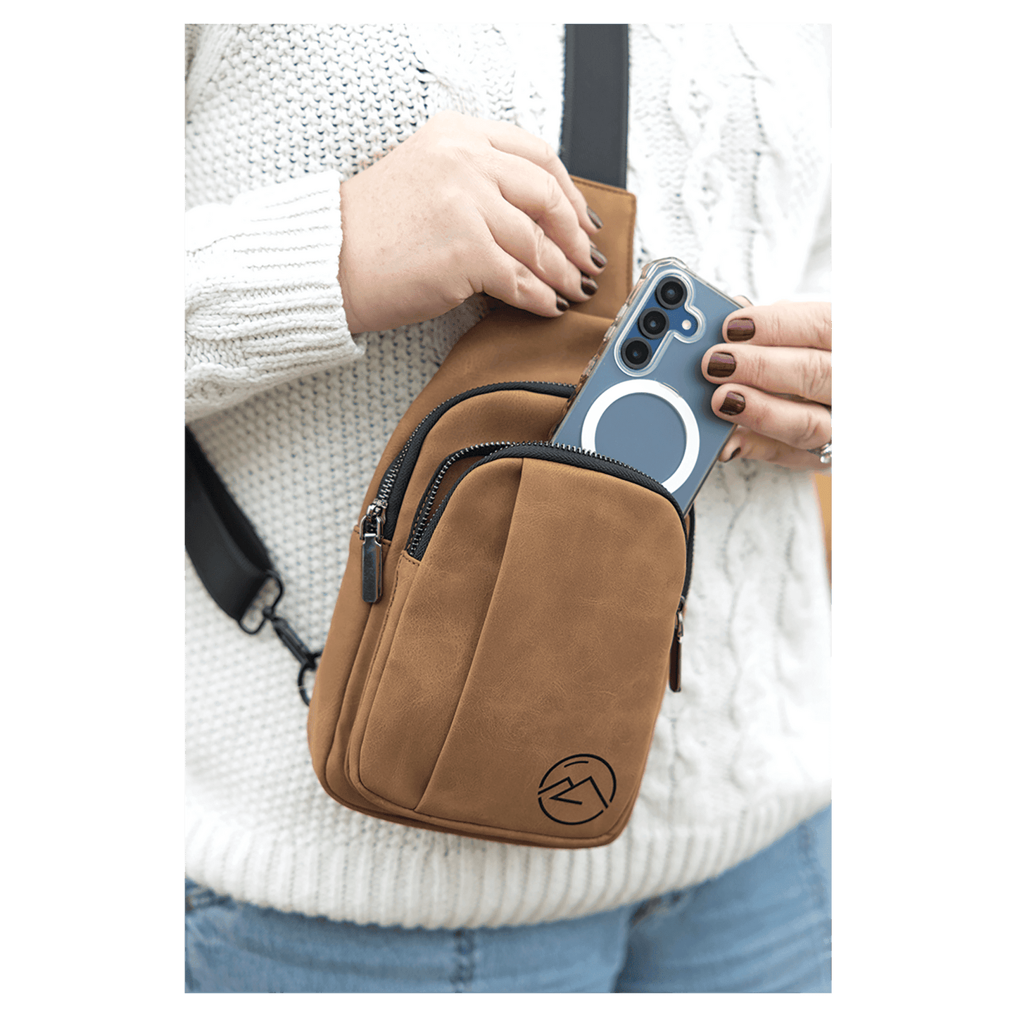 Leatherette Explorer Bag, Creekside Collection