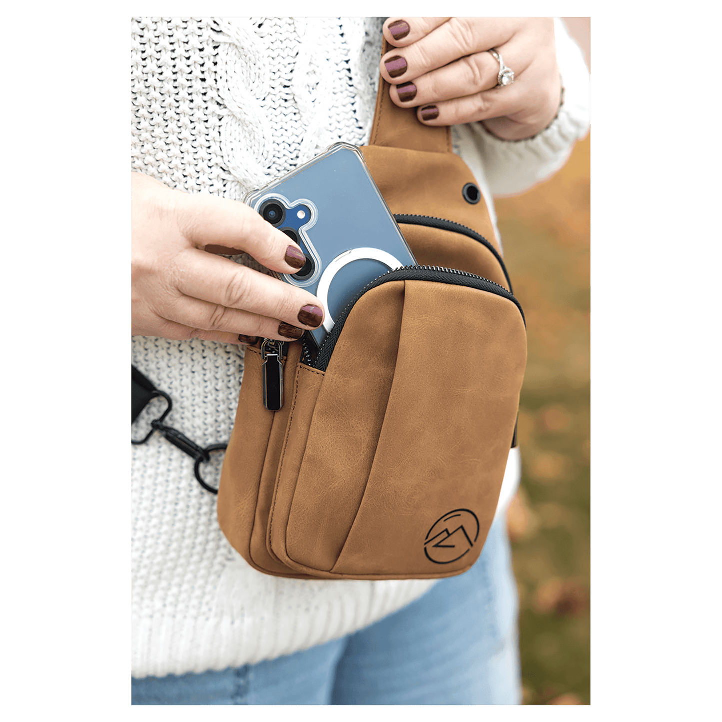 Leatherette Explorer Bag, Creekside Collection