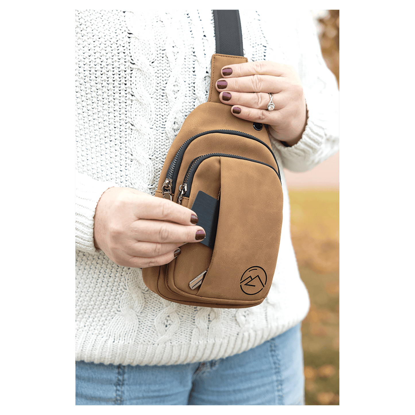 Leatherette Explorer Bag, Creekside Collection