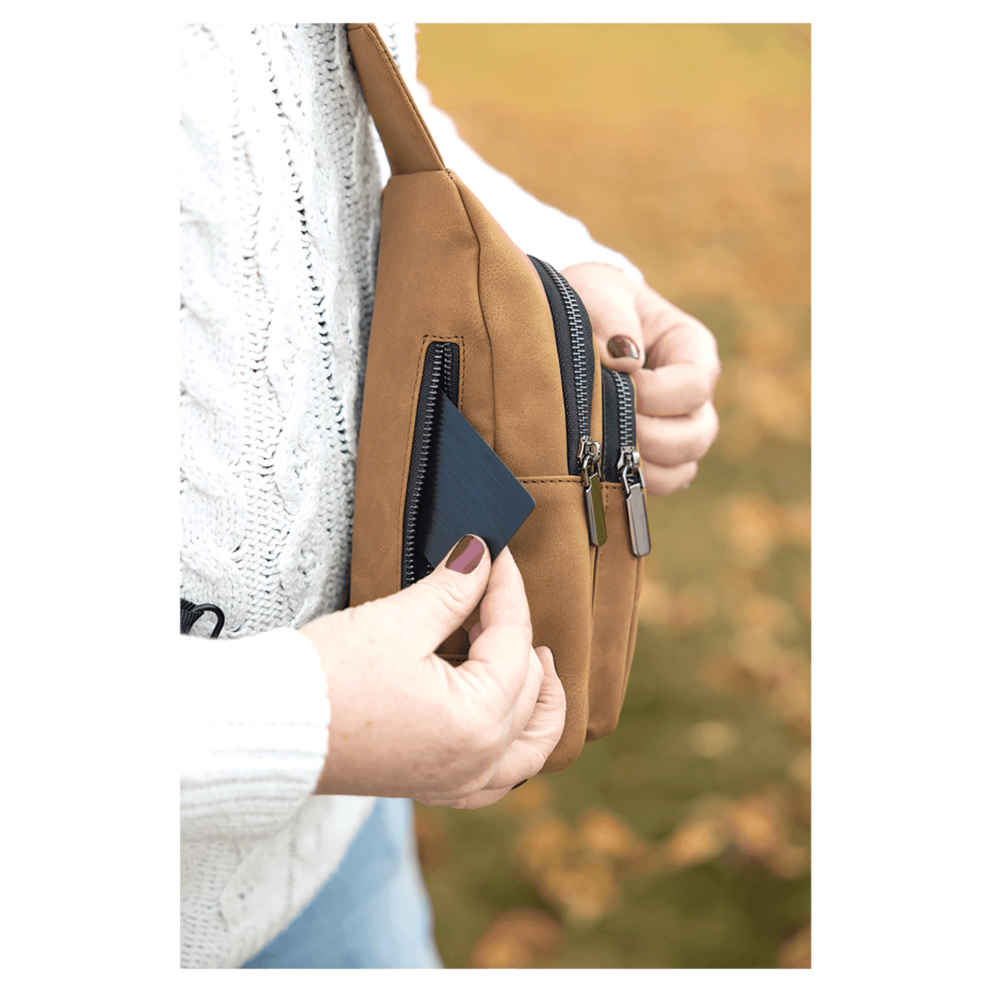 Leatherette Explorer Bag, Creekside Collection