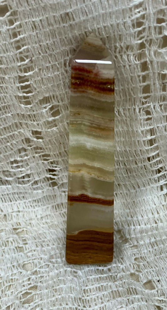 #2686 Banded onyx tower