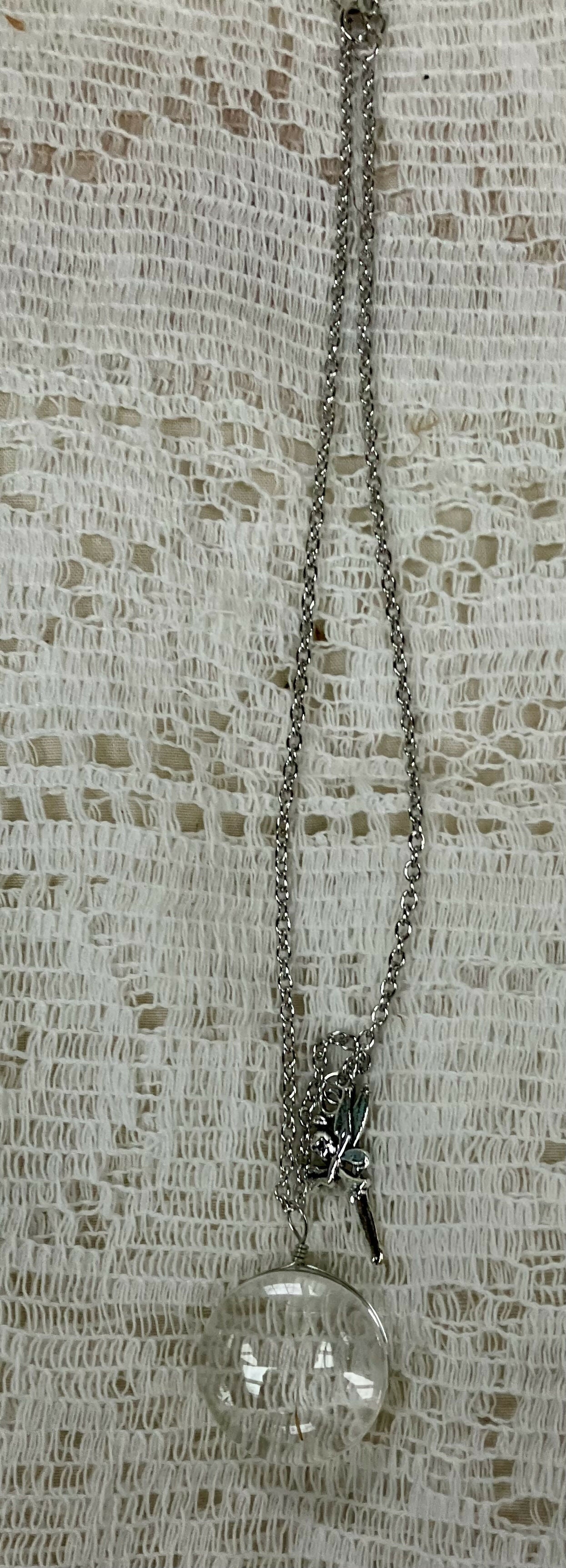 Dandelion/fairy necklace #2693