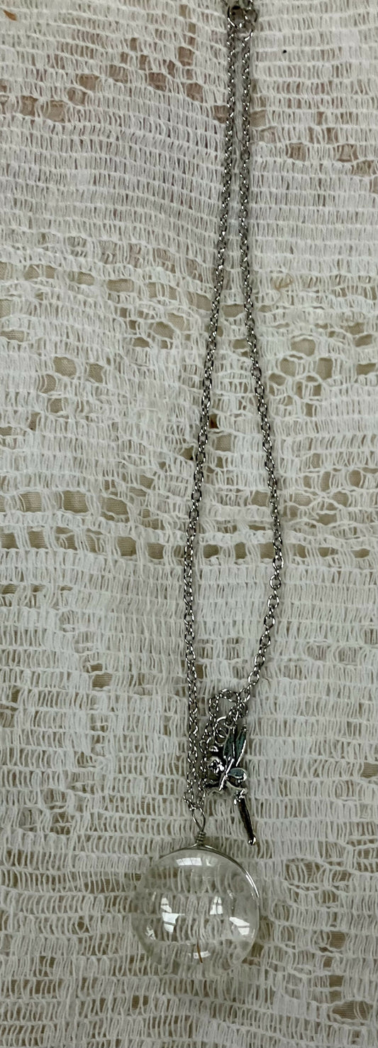 Dandelion/fairy necklace #2693