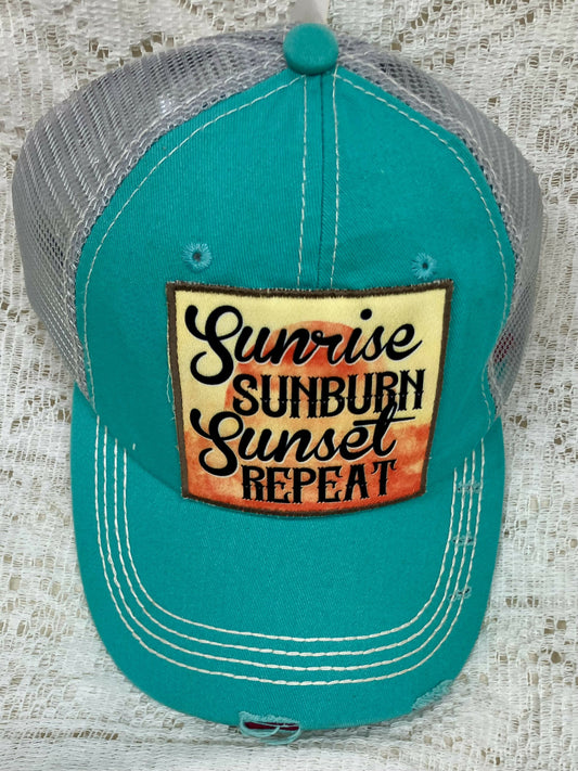 #3073 Hat Sunrise sunburn