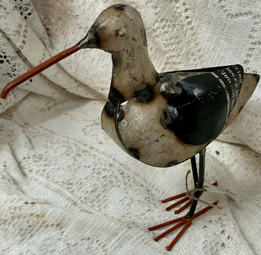 #3172 Recycled iron bird
