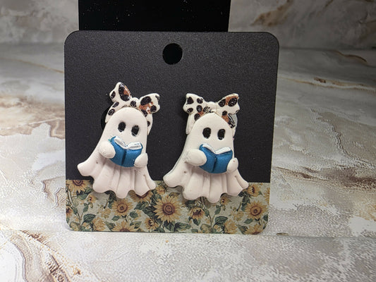 Ghosts & Books Earrings