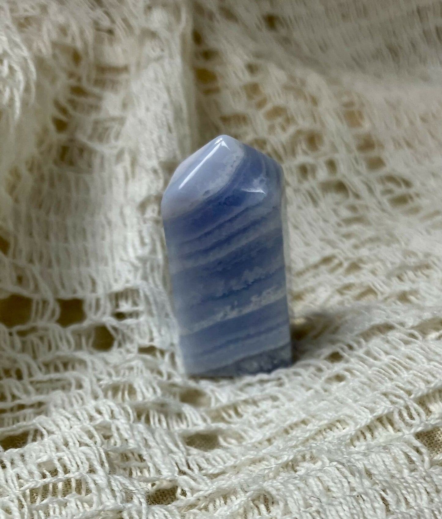 #2165 Blue lace agate mini tower