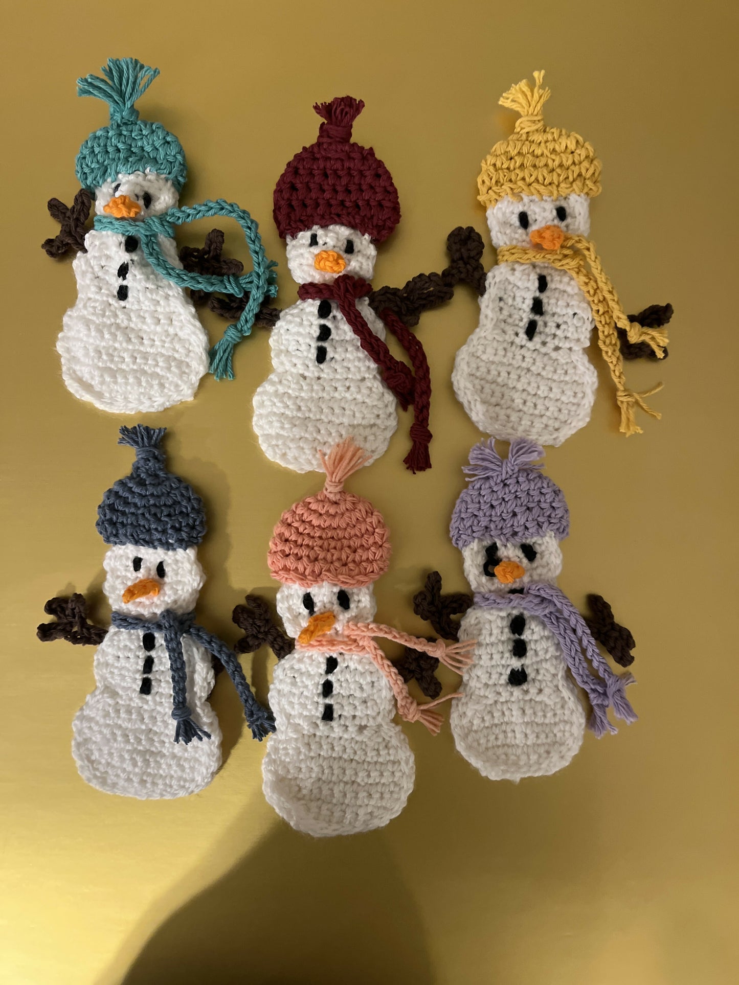 Crocheted Snowman