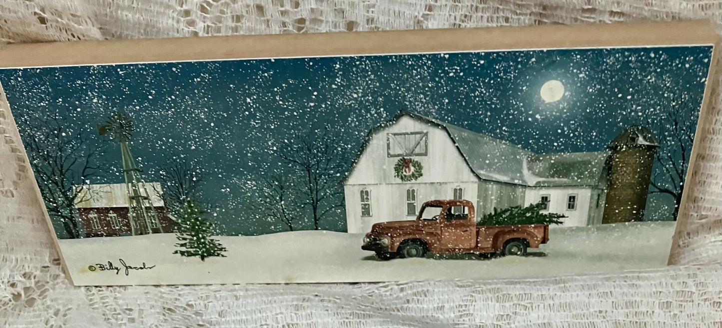 BJ Barn /Truck block sign #2066