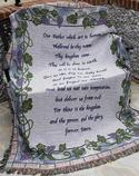 Lord's Prayer Throw