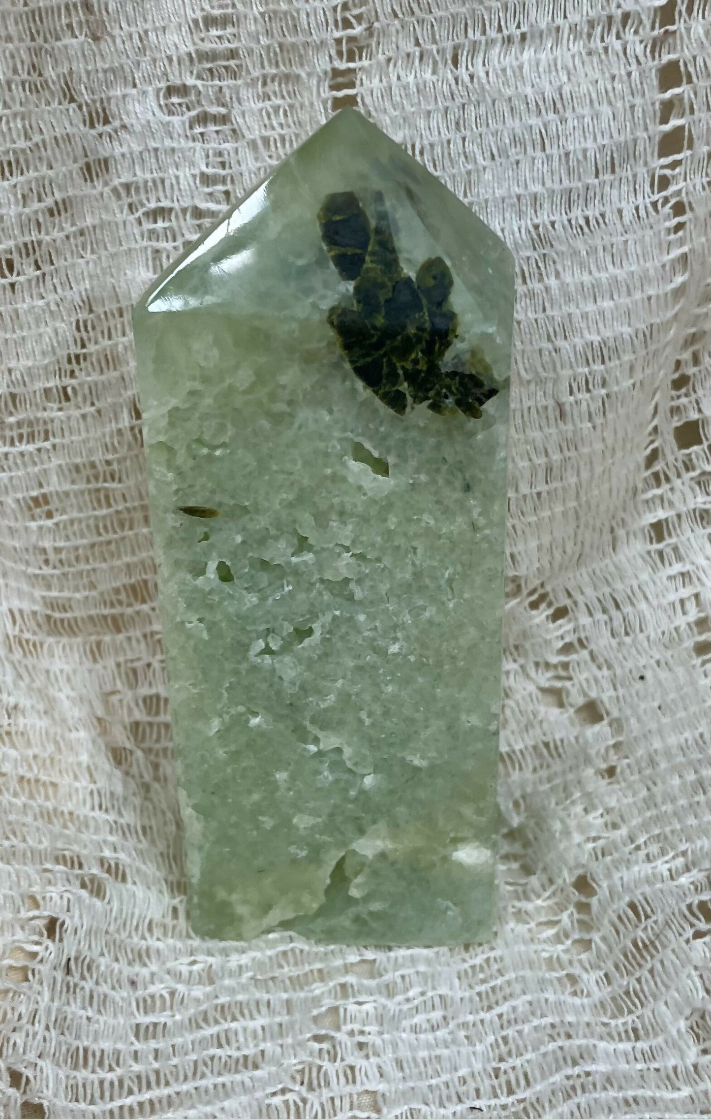 #3159 Prehnite tower 294gr