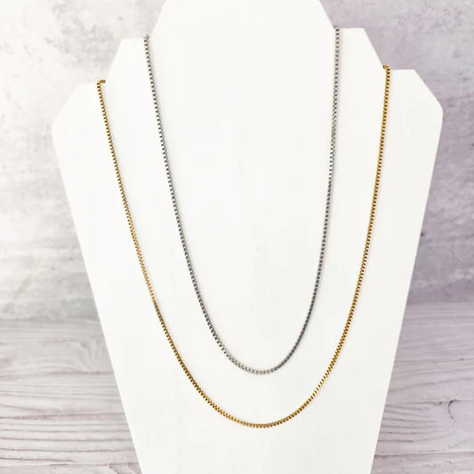 Men's Full Box Chain Necklace