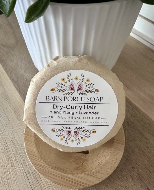 Shampoo Bar Dry/Curly Hair Ylang Ylang + Lavender