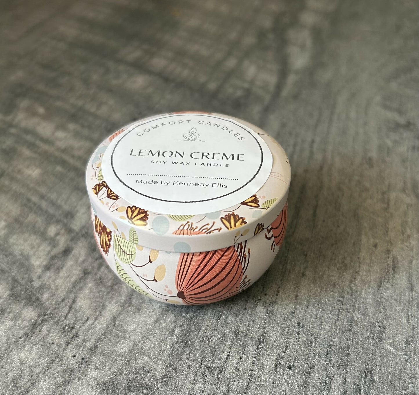 Lemon crème candle 4oz