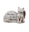 Memorial Plaque with Cat