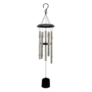 35" Lavender Floral Sympathy Windchime