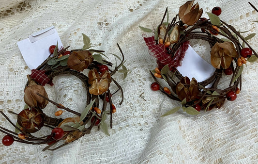 #2838 Fall candle ring
